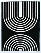 Dywan nowoczesny 160x220 scandi trend black white