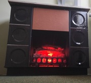 Elektryczny kominek domowy