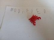 Lego krab 1x1 czerwony