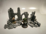 Ruinka 3(zestaw 2) do makiety dioramy rpg D&D