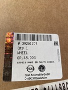 Felga Aluminiowa 16cali 39201707 Astra K