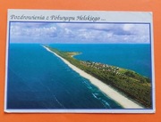 Stara pocztówka Pozdrowienia z Półwyspu Helskiego