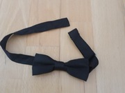 Muszka chłopięca czarna z acetatu