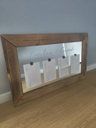 Lustro wesele postarzane, opalane 91x56 cm 