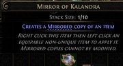 MIRROR OF KALANDRA Path of Exile 2 Fate of the Vaal