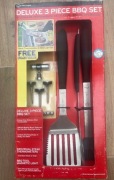 Zestaw Do Grilla, Termometr 3X, Latarka - USA