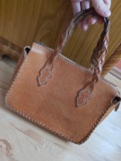 Torebka skórzana lata 70