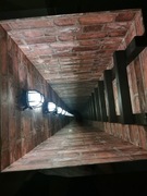 Stolik "tunel" z tzw lustrem weneckim