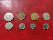 Zestaw monet Belgia 8 sztuk każda inna