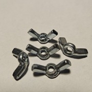 Nakrętka motylkowa 4mm ocynk HSI - 5szt