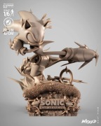 Sonic Hedgehog Figurka 24cm Ręcznie Malowana 1/6 Żywica