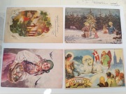 Przedwojenne pocztówki świąteczne1938 rok