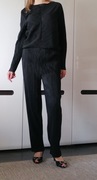 SELECTED FEMME NOWY KOMBINEZON CZARNY ELEGANCKI ELASTYCZNY L
