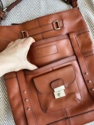 Śliczna skórzana torba shopperka Pieces