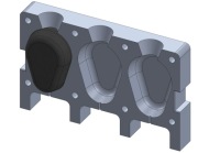 Forma wędkarska do odlewania ciężarków 120 g