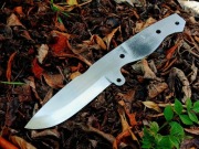 Klinga "Crk Satyna" Blank Bushcraft Nóż Ręcznie Robiony Resor