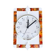 Zegar ścienny USL Radio Controlled | Niemcy | Lata 80/90. | Ceramiczna rama