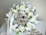 Wianek Dom Panny Młodej /Pana Młodego Ślub Wesele dekoracja