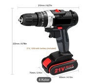 Zestaw wiertarko-wkrętarka z 2 bateriami typ.makita