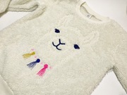 GAP bluza z lamą miękkie lekkie futerko r. 128 / 134