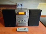 Wieża stereo Sony CMT-CPX1 140W RMS, z bluetooth, kaseta, CD, Tuner, pilot 