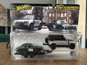 Hot Wheels Team Transport * Land Rover Defender 110 Jaguar MK1* Nowy