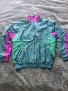 Vintage kurtka wiatrówka dresowa marki  z lat 80. lub 90 rozm L