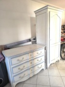 Niemiecka stylowa szafa drewniana Retro, vintage,