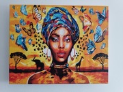 Obraz malowany ręcznie farbami akrylowymi 