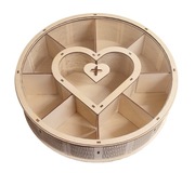 Pudełko na słodycze, okrągłe,Dzień Babci i Dziadka,prezent,dla Nauczyciela 