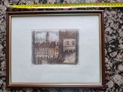 Obraz akwarela Stare Miasto