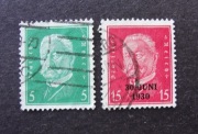 65a2 # Niemcy Rzesza zestaw 1928,1930  Hindenburg  2 prezydent