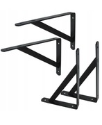 Wzmocniony wspornik półki 300 x 200 x 25 konsola ścienna, uchwyt do półki