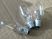 Żarówki E12 7W 230V 3 sztuki (A4)