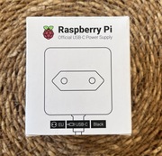 Zasilacz USB C 5,1V / 3A do Raspberry Pi 4 oryginalny - czarny
