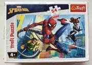 2 x Puzzle 54 elementy +4 Spideman i Rainbow  Układanka dla dziecka