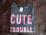 Bluzka dziewczęca z długim rękawem 146/152 NOWA 