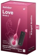 Kulki do ćwiczeń mięśni kegla SATISFYER Love Birds 2 Różowy