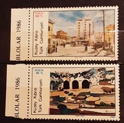 CYPR TURECKI 1986 malarstwo piękna seria 