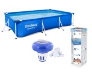 Basen stelażowy Bestway Steel Pro 3w1 | 300x201x66