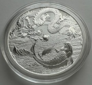 Dragon & Koi - Chinese Myths Perth Mint 2023 1 Oz Ag 999.9 BU