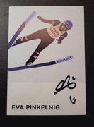 Eva Pinkelning autograf skoki narciarskie 