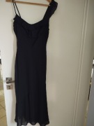 Czarna sukienka na ramiączkach