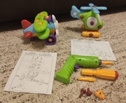 Zestaw buduj i baw się Build & Play samolot i helikopter