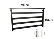 Balustrada francuska okienna 190 cm okno 160 cm BF01 Dowolny RAL