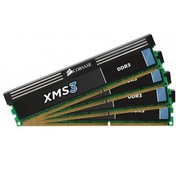 Cztery kości RAM Corsair XMS3 DDR3 (2x4GB 1333 MHz + 2x2GB 1600 MHz)