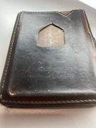 portfel meski EXENTRI genuine leather stainless stell, na 6 kart i GOTÓWKĘ