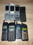 Zestaw 8 telefonów komórkowych