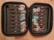 Zestaw przynęt w etui 16 sztuk na ryby drapieżne