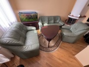 *** Zestaw, kanapa, fotel, skóra 3+2+1 , Poznań ***